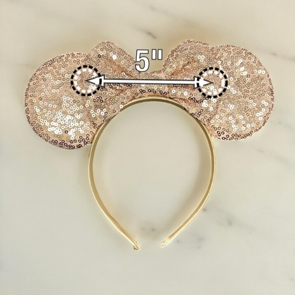 Minnie Mouse Gold/Pink Ears - Picture 4 of 5